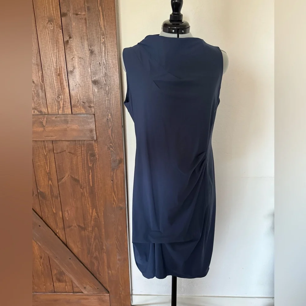 Porto SF Popstar Asymmetrical Drape Dress - Picture 8 of 8